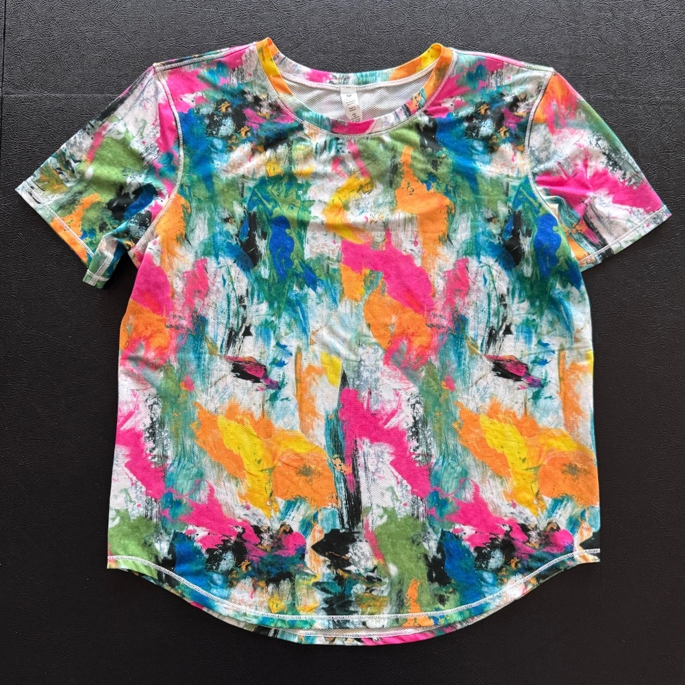 LULULEMON high.neck running+training t.shirt